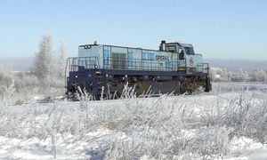 Тепловоз C30-M-1573 близ ст. Маарду _ C30-M-1573 near Maardu station