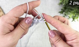 Красивый простой узор спицами!