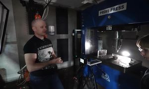 Crushing Plastic With Polarized Light  Hydraulic Press Test