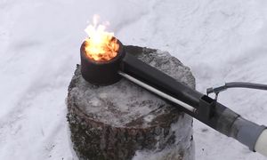 Отопление без ГАЗА И ДРОВ! ТЕСТ ГОРЕЛКИ на ОТРАБОТКЕ!