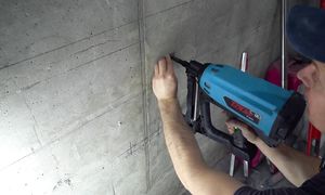 Штукатурка потолка. Слой 3 см. Необычный способ  #14