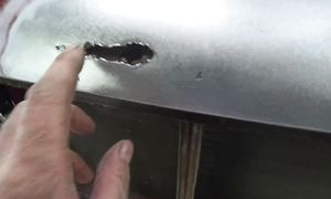 Сквозная РЖАВЧИНА мёртвый капот СКВОЗНАЯ дыра ЛЕЧИМ