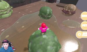 Семіз Спанч боб мені іздеп жүр | Қатты жүгіреді екен