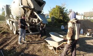 Заливка свай ТИСЭ. Расширение пятки. Рубашки. Каркас из арматуры.