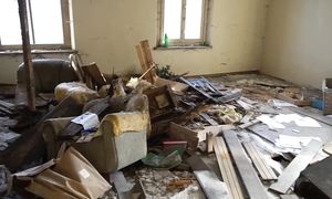 Searching for savable FURNITURE in an abandoned house
