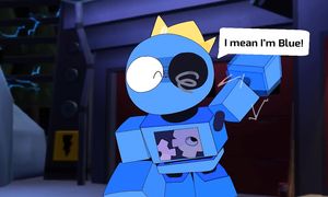 BLUE ПОЕТ | Rainbow Friends 2 x Garten of banban 4 АНИМАЦИЯ pt.22