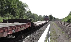 Тепловоз М62К-1482 на о.п. Гарлява / М62К-1482 at Garliava stop