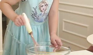 Готовим с Дочкой.  Вкусные панкейки.  Панкейк рецепт.