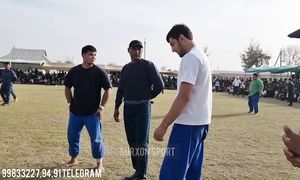 MUXSIN POLVON ÒTKIT POLVON BUGUN TERMIZDA KATTA KURASH BOSHLANDI