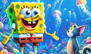 Spongebob Meets Tom | Cartoon Animation