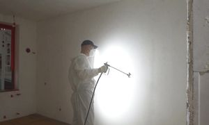 Покраска стен и потолка в квартире. Показываю весь процесс. Ремонт в Новостройке!  #43