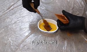 This 200 year old chair was too hard to restore but I still did it