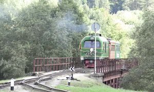 Тепловоз ТУ2-131 на ст. Аникщяй / TU2-131 at Anykščiai station