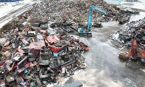 Scrapping of GE C36-7i locomotives / Слом американских тепловозов Ц36