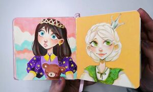 50 КРАСИВЕННЫХ ИДЕЙ ДЛЯ СКЕТЧБУКА | Скетчбук который не стыдно