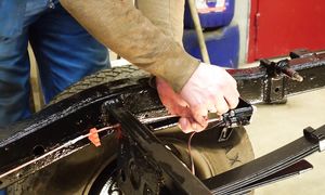 Mazda B2500 Pickup Truck - Rusty Frame Repair (part 2)