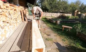 ОЧЕНЬ РОВНЫЕ СТЕНЫ из НАЛИВНОГО ПОЛА своими руками! В проекте Дом за 1000$ 2 этажа 50 м²