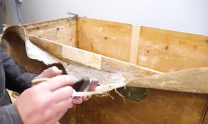 I spent 100 hours restoring this STEAMER TRUNK