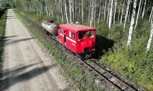 ЭСУ-2а-150 в Лавассааре ужд музее  ESU-2a-150 at Lavassaare narrow gauge museum