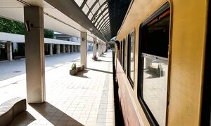 Запуск и поездка на дизель-поезде Д1  Engine start and a ride on D1 DMU train
