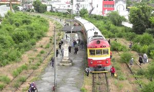 Дизель-поезд Д1-708798 нa ст. Вистерничень  D1-708798 DMU at Visternichen