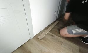 Финал ремонта в квартире от А до Я. Установка межкомнатных дверей. Плинтус. Светильники. #47