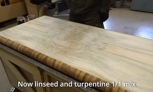 Alcoholics family desk restoration