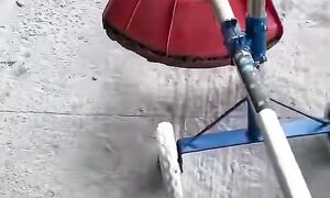 Как из триммера сделать газонокосилку #diy #тример #своимируками #самоделка