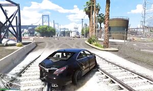 МЕРС БАНАН МІНІП ПОЛИЦИЯДАН ҚАШТЫМ!!! КӨЛІКТЕРМЕН ҚУАЛАСПАҚ!!! ГТА 5 қазақша