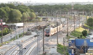 Штадлерский электропоезд 1403 на ст. Юлемисте  Stadler EMU 1403 at lemiste station