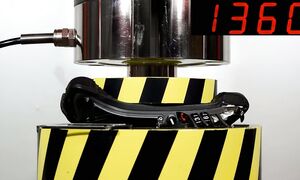 HYDRAULIC PRESS VS THE MOST DURABLE PHONE NOKIA AND CATERPILLAR