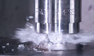 Can We FINALLY Crush Tungsten Cube With 300 Ton Hydraulic Press