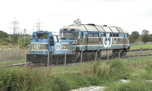 Тепловозы ТГМ23В-1425+ТЭП70-0236+ТГМ40-0744 _ TGM23V-1425+TEP70-0236+TGM40-0744