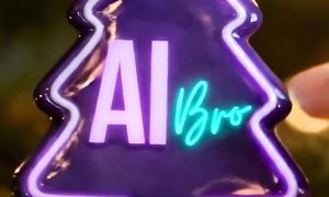 Новогодний ИИ Тренд с ёлочными игрушками! (промты в описанни) #aivideo #aitranding #иитренд