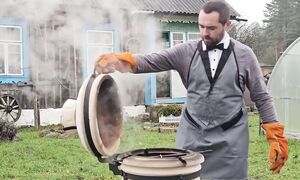 Деревенская жизнь семьи. ЗАМОК с привидениями, у нас не как у всех...