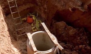 Concrete well rings are stuck! What s next