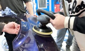 Полировка тёмного цвета авто, автомаляр обучение ОНБ