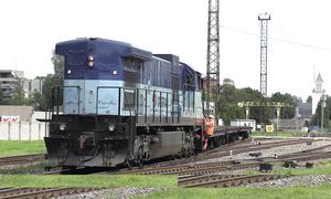 Тепловоз C36-7i-1520 на ст. Валга _ GE C36-7i-1520 at Valga station