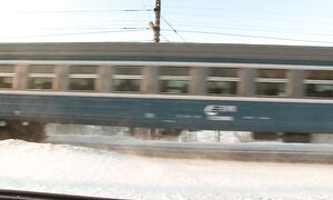 Дизель-поезд ДР1А-312 на ст. Лагеди _ DR1A-312 DMU at Lagedi station