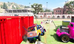 ЕМА! РАМПА КӨЛІК КІМГЕ ТҮСТІ! ???? КОНТЕЙНЕР ШАЙҚАСЫ!!! ГТА 5 қазақша - Danik Real