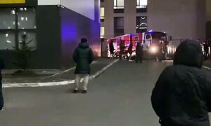 Пожар в Астана. Жк Ансар