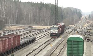 Тепловоз 2М62УМ-0004 на ст. Валга _ 2M62UM-0004 at Valga station