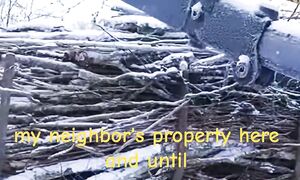 Valmet 872 Hydraulic Failure in the Snow #valmet #forestry